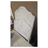 Twin Wicker head and foot board