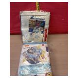 Tote with Olympic throw blanket and 4 pc toddler