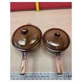 2 Vision corning ware sauce pans 2.5 liter and