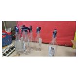 6 New chemical resistant  spray bottles