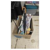 Box umbrellas and misc