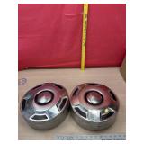 2 Vintage Ford Hubcaps