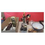 Utensils,  bowls, coasters and misc