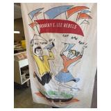 2 Vintage Beach Towels Robert E. Lee Rebels and