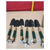 6 new garden shovels