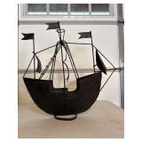 Metal ship