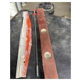 Level, paint edger