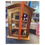 Glass door shelf