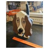 Wood dog bank
