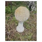 11'ï¿½24' welcome to my garden concrete ball
