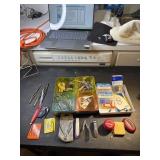 Tweezer', nippers, letter opener, key rings and