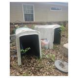 2- 6'x3'x4' fiberglass calf huts
