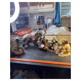 Porcelain Patchwork elephants and other