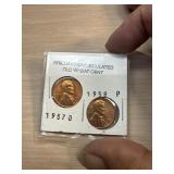 Uncirculated wheat cents