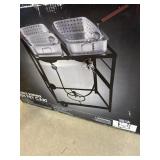 New outdoor Gourmet dbl Burner fish fry cart