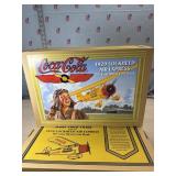 Coca Cola Die Cast Bank & 1929 Lockheed Aircraft