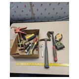 Pry bar, hammer misc tools