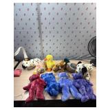 10 larger Ty Beanie Babies all have tags