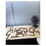 8 large C Clamps