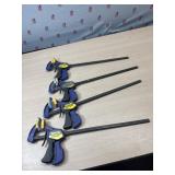 4 Irwin clamps
