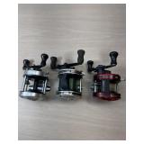 3 Abu Garcia Reels