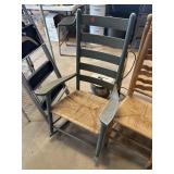 Ladder back rocking chair