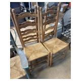4-ladder back chairs