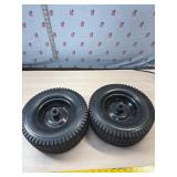 Pair of new tires and wheels 13x5.00-6