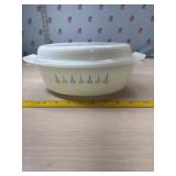 Vintage FireKing Casserole Dish w/lid