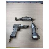 Snap On Air Chisel, 1/4ï¿½ Die Grinder, & 3ï¿½ Air