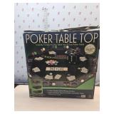 Table top poker table