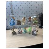 10 Ty Beanie Babies with tags in cases