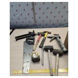 Hammers, saw, and misc tools