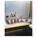 Ty beanie babies in cases 2 hoots 2 has tag, &