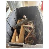 Tote with clamp, trailer hitch tools & more