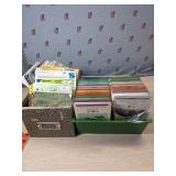 Gardening and flower information cards animal