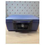 Sentry 1100 lock box with key fire resistant