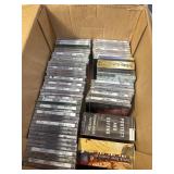 Lg lot of music CDs, cassettes, audio books