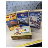 new Airplane Collector banks- 2 Texaco, 1