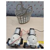 2- Flo-jet 12v pumps both work