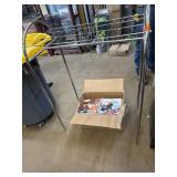 Metal Rack and box of crafting Magazines