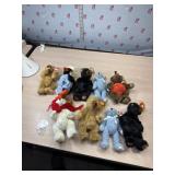9 Ty Beanies Babies all with tags