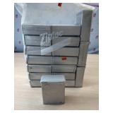 18  empty bandaid tins