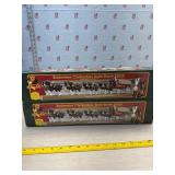 Budweiser Clydesdale Eight-horse Hitch Bank