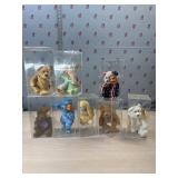 8 Ty Beanie Babies in cases