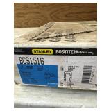 New box of Stanley Bostitch Staples
