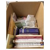Cookbooks, NKJV Study Bible, envelopes books and