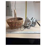 Basket & 2 Irons