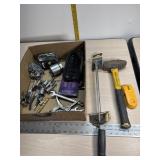 1/2ï¿½ Drive Torque Wrench, sledge hammer and more
