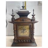 Ornate Mantel Clock works with key
